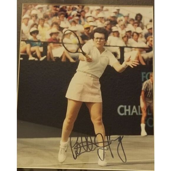 Billie Jean King autograph photo - Picture 2 of 3
